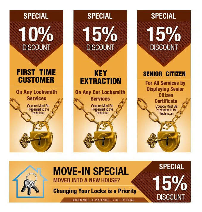 Super Locksmith Service St Petersburg, FL 727-264-5643 - coupon1-set-four